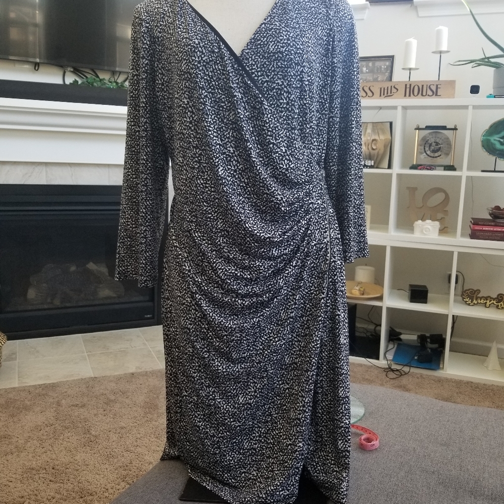 Express Faux Wrap mini dress
